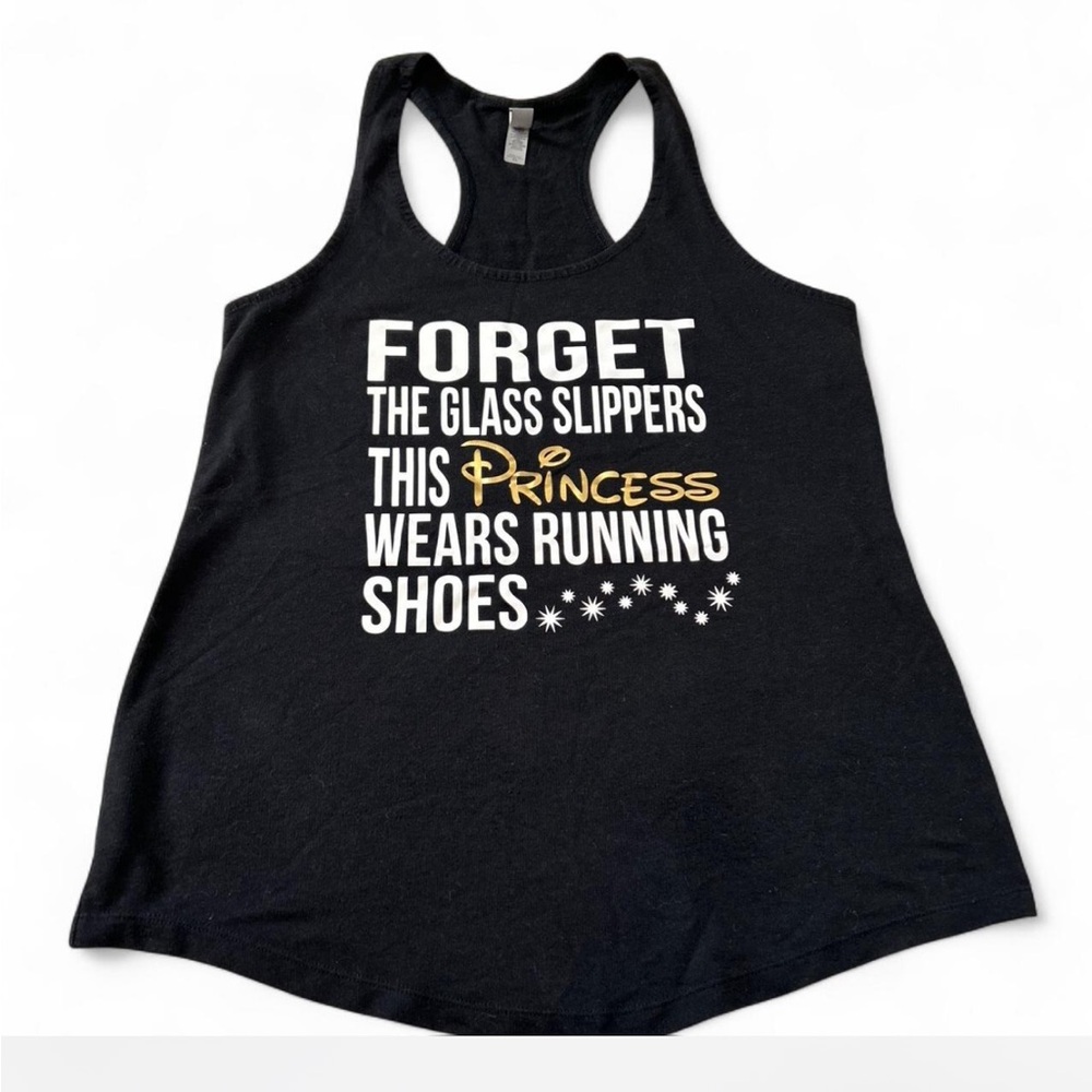Black Graphic Racer Back Tank Top, Women’s XL